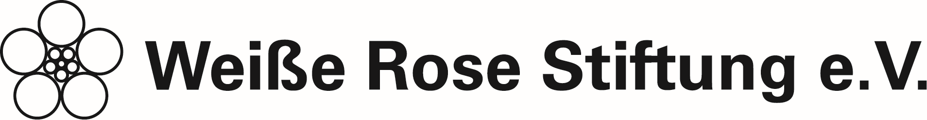 Logo WeisseRose komplett super aufloesung